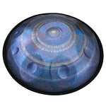 Handpan, frequence 432hz, frequence 440hz, hang drum, hang, ZenaPan, Do majeur, handpan origine, acheter handpan, 9 notes, 10 notes, 12 notes, bleu, jouer handpan, handpan drum